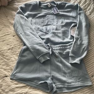 NWT matching set leisure shorts